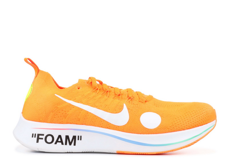 Authentic OFF-WHITE x Nike Zoom Fly Mercurial Orange